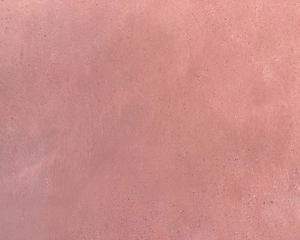 Микроцемент Симтер, цвет Pink, стены — образец покрытия крупным планом